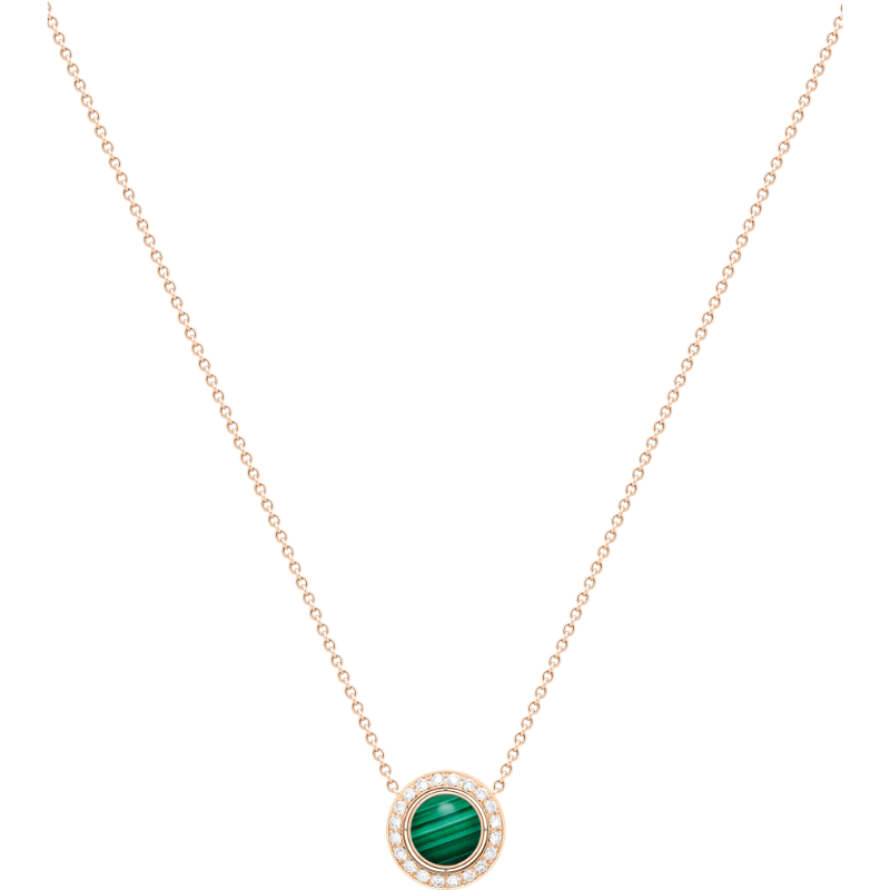 Picture of PIAGET Rose Gold Malachite Diamond Pendant